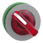 SCHNEIDER ELECTRIC - SNRZB5FK1443C0 TESTA SELETTORE LUM ROSSO GHIERA GRIGIA