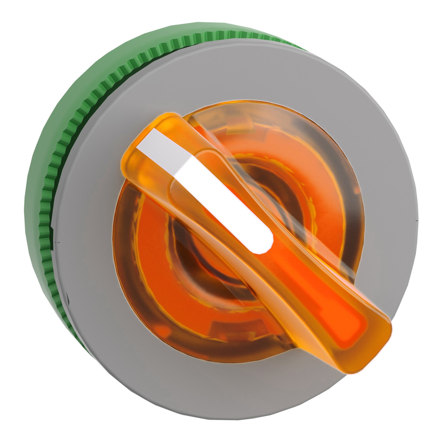 SCHNEIDER ELECTRIC - SNRZB5FK1453C0 TESTA SELETORE LUM ARANCIO GHIERA GRIGIA