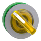 SCHNEIDER ELECTRIC - SNRZB5FK1483C0 TESTA SELETTORE LUM GIALLO GHIERA GRIGIA