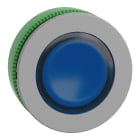 SCHNEIDER ELECTRIC - SNRZB5FV063C0 Testa lampada spia blu filopannello ghiera grigia- per LED universale- Ø30