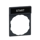 SCHNEIDER ELECTRIC - SNRZBY2303 PORTA ETICHETTA+ETICHETTA START