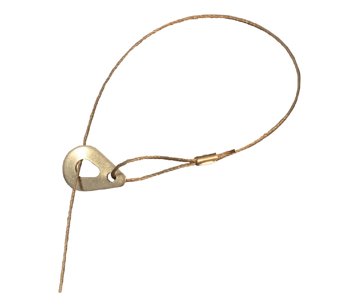 TEKNOMEGA SRL - TKGZCT1005 CAVO TERMINALE AD ANELLO GREEN 2M +MORS.