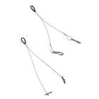 TEKNOMEGA SRL - TKGZCT1210 ZipClip-Kit a Y Term a mosch Silver460mm