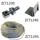 TEKNOMEGA SRL - TKGZCT1245 GUAINA IN PVC X GAMMA SILVER E YELLOW