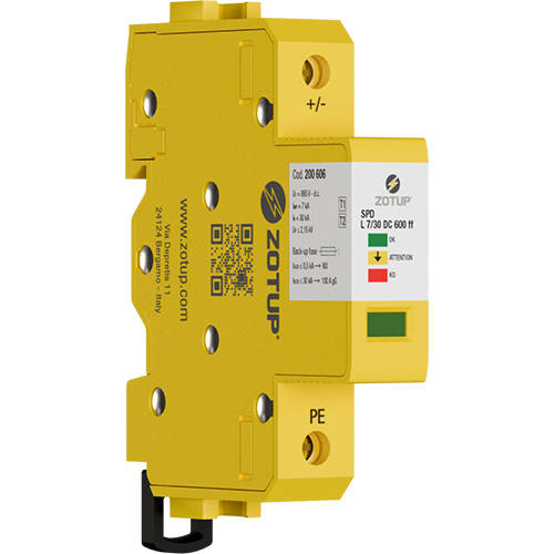 ZOTUP SRL - ZOT200606 L 7/30 DC 600 FF SPD T1 ET2 IN 30 KA