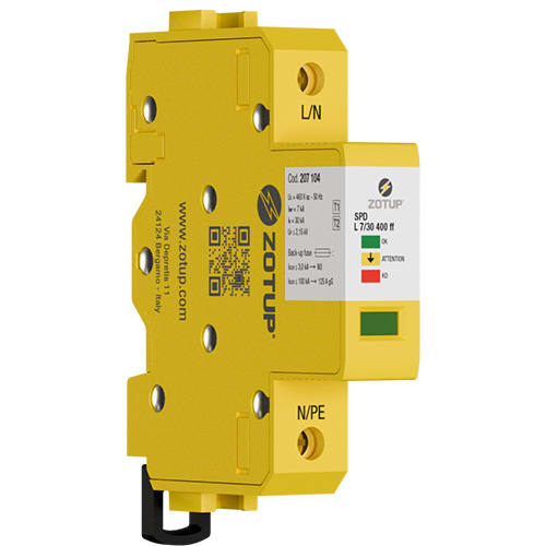 ZOTUP SRL - ZOT207104 L 7/30 400 FF SPD T1 E T2 IIMP 7 KA TT E