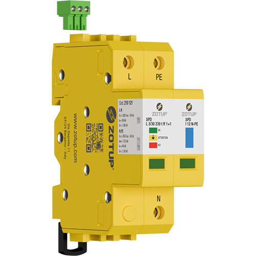 ZOTUP SRL - ZOT210121 L 3/30 230 T FF 1+1 SPD TIPO 2 IN 30 KA