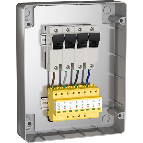 ZOTUP SRL - ZOT244100 PROTECTION BOX TN 40 FF SPD T1 E T2 E T