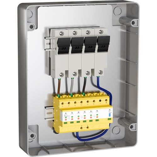 ZOTUP SRL - ZOT245100 PROTECTION BOX TT 40 FF SPD T1 E T2 TT