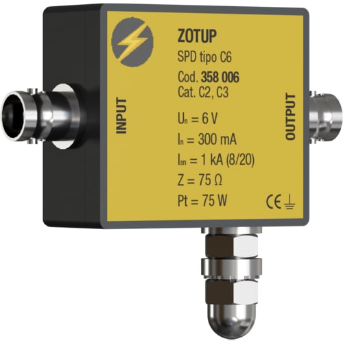 ZOTUP SRL - ZOT358006 C 6 SPD COAX CONNETTORE BNC 75 OHM