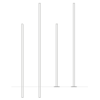 LOMBARDO - LOMPL300CIPE ZENIT CILINDRICO H3000 CON PIASTRA BASE