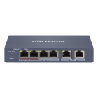 HIKVISION ITALY SRL - HIK301802041 DS-3E1106HP-EI SWITCH SMART MAN 4 POE +2