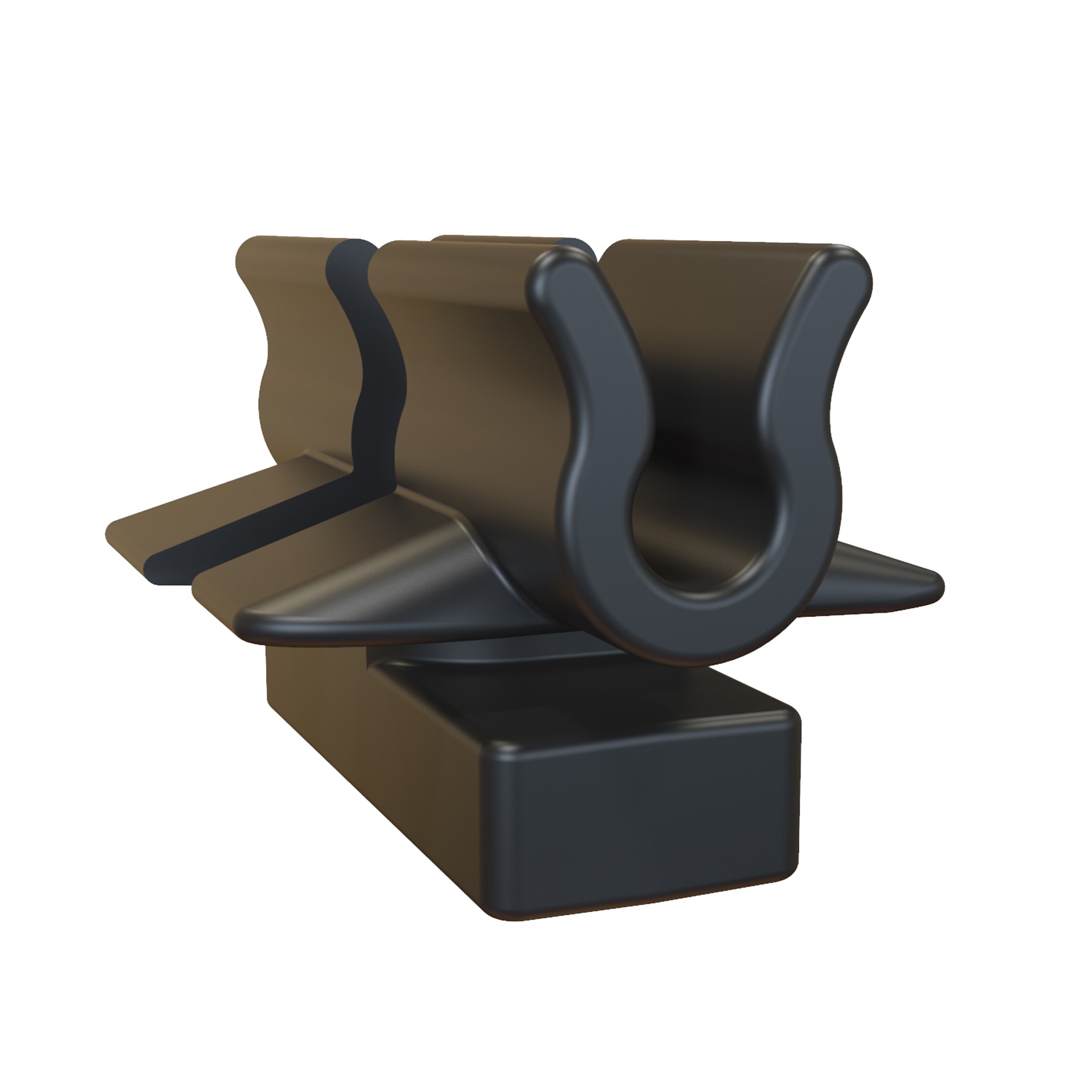 GRIPPLE SRL - GRRCBC-5MM-BLK-100P CLIP CANALINA 5MM X SP2MM NERO-CF 100 PZ