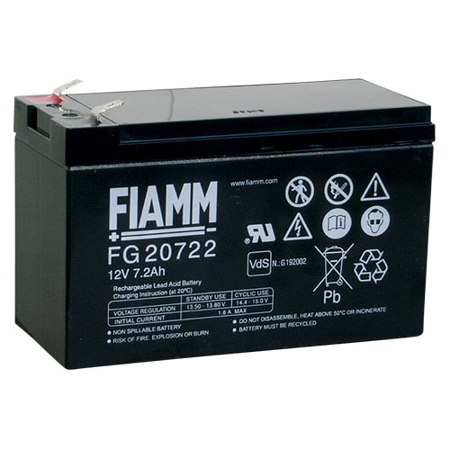 MELCHIONI SPA - MEM491460455 BATT PB RIC.12V 7.2AH TERM. 6.3 MM FIAMM