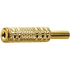 ELCART DISTRIBUTION - ERT040322300 PRESA VOLANTE 3,5MM STEREO DORATA