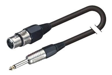 MELCHIONI SPA - MEM551726386 CAVO MIC XLR F- JACK M 5M BMCJX-5BK