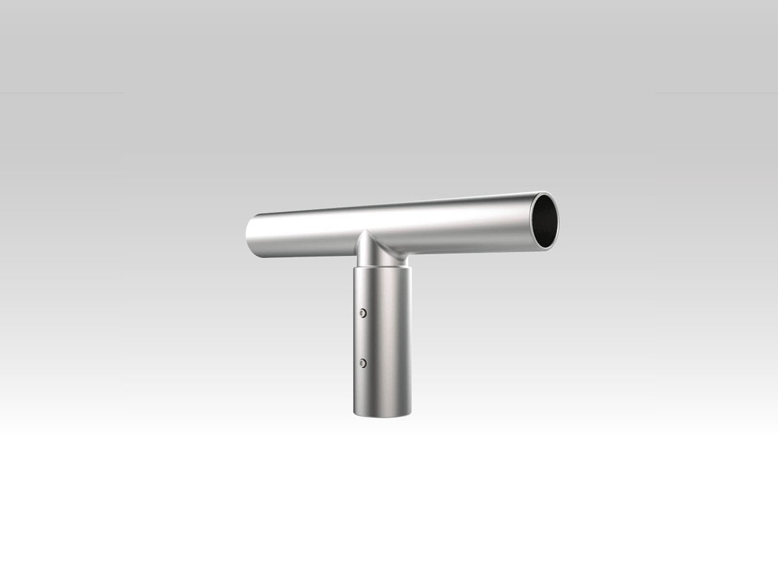 TEC-MAR SRL - TCMACC196 ATTACCO TESTA PALO DOPPIO DIAMETRO 60 MM