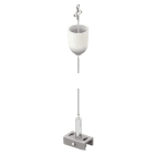 LINEA LIGHT (ILED) - ILD81006 SOSP.L.1,5MT ROS.BCO CON TEND.AUTO