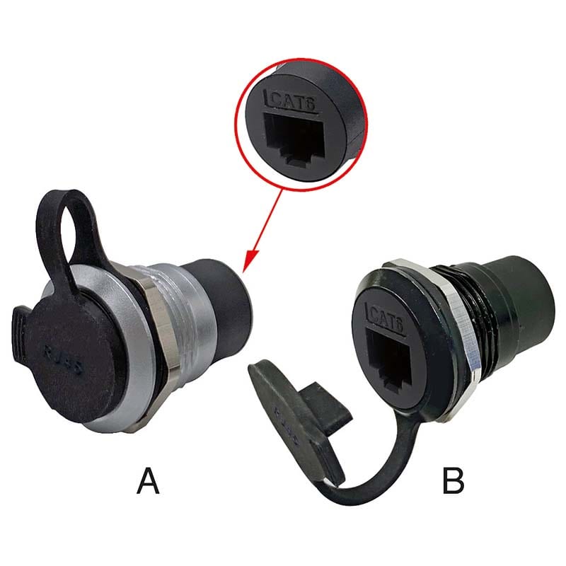 ELCART DISTRIBUTION - ERT421004200 PRESA RJ45 CAT6 UTP F/F DA PANNEL