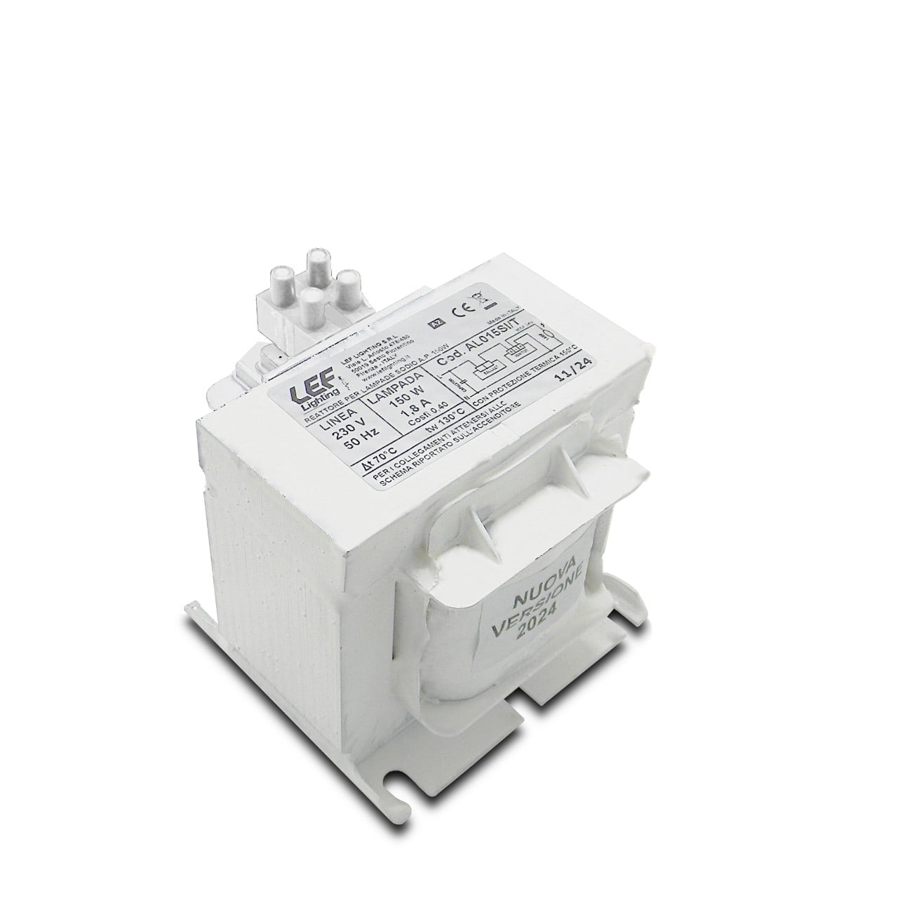 LEF LIGHTING SRL - LEFAL015SI/T ALIM.X LAMP.A SC. 150W S/MH + TERM. 1,8A