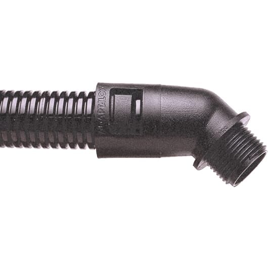 ABB SPA - ABBAL42/M40/45/BL RACC. 45G FISSO NC42 M40 PA66 BK