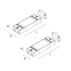 NOVALUX SPA - NOX109714.99 ALIMENTATORE ELETTRONICO DIMMERABILE 220-240V 50/60Hz Doppia accensione per spot ed emissione interna. Garanzia 5 anni.