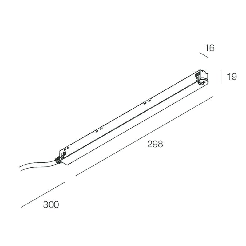 NOVALUX SPA - NOX101340.01 ALIMENTATORE ELETTRONICO STABILIZZATO 48V 220-240V 50/60 Hz 30CM