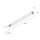 NOVALUX SPA - NOX101341.02 ALIMENTATORE ELETTRONICO STABILIZZATO 48V 220-240V 50/60 Hz CAVO 300CM