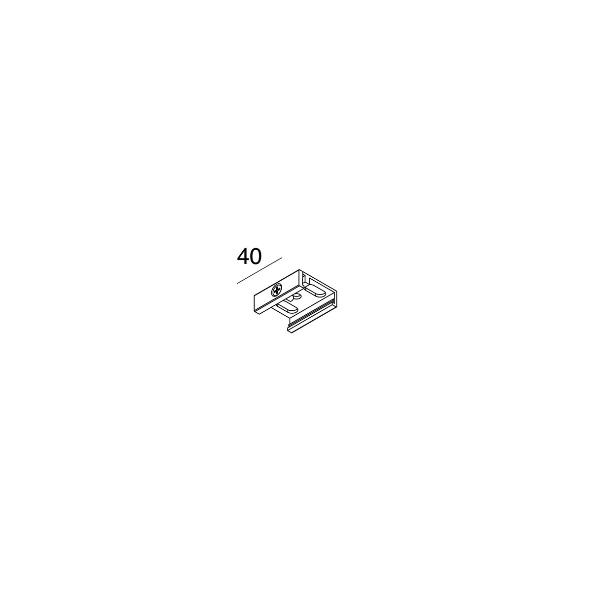 NOVALUX SRL - NOX106717.01 ALL-TRACK: FISS.A PLAFONE X BINARIO BIA