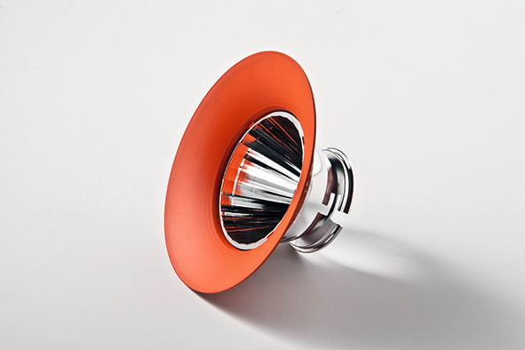 EXENIA SRL - EXE319915010/M ANELLI DEC.BILUX LARGE ROSSO LACCA M 27