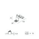 NOVALUX SPA - NOX109807.99 KIT INCASSO N?6 staffe per versione 962;