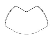 ARNOCANALI SPA - ARNEDKA35.3 ANGOLO ESTERNO X EDK3035 BIANCO