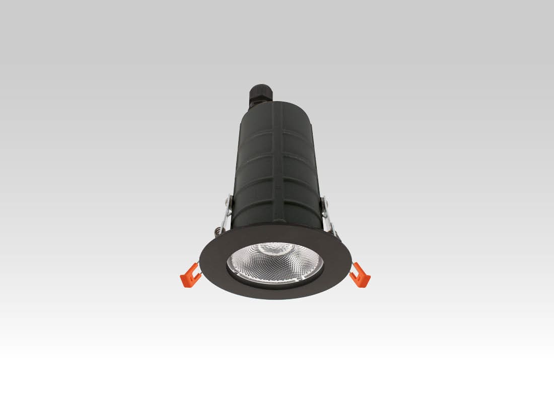 TEC-MAR SRL - TCM6200R64026NL CLEO 26W 4K CRI?80 MOD.R6 UGR<19 (NERO)