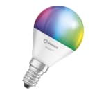 LEDVANCE - LDVSMT778658WF SMART+ WiFi Mini Bulb Multicolour 230V RGBW FR E14 SINGLE PACK