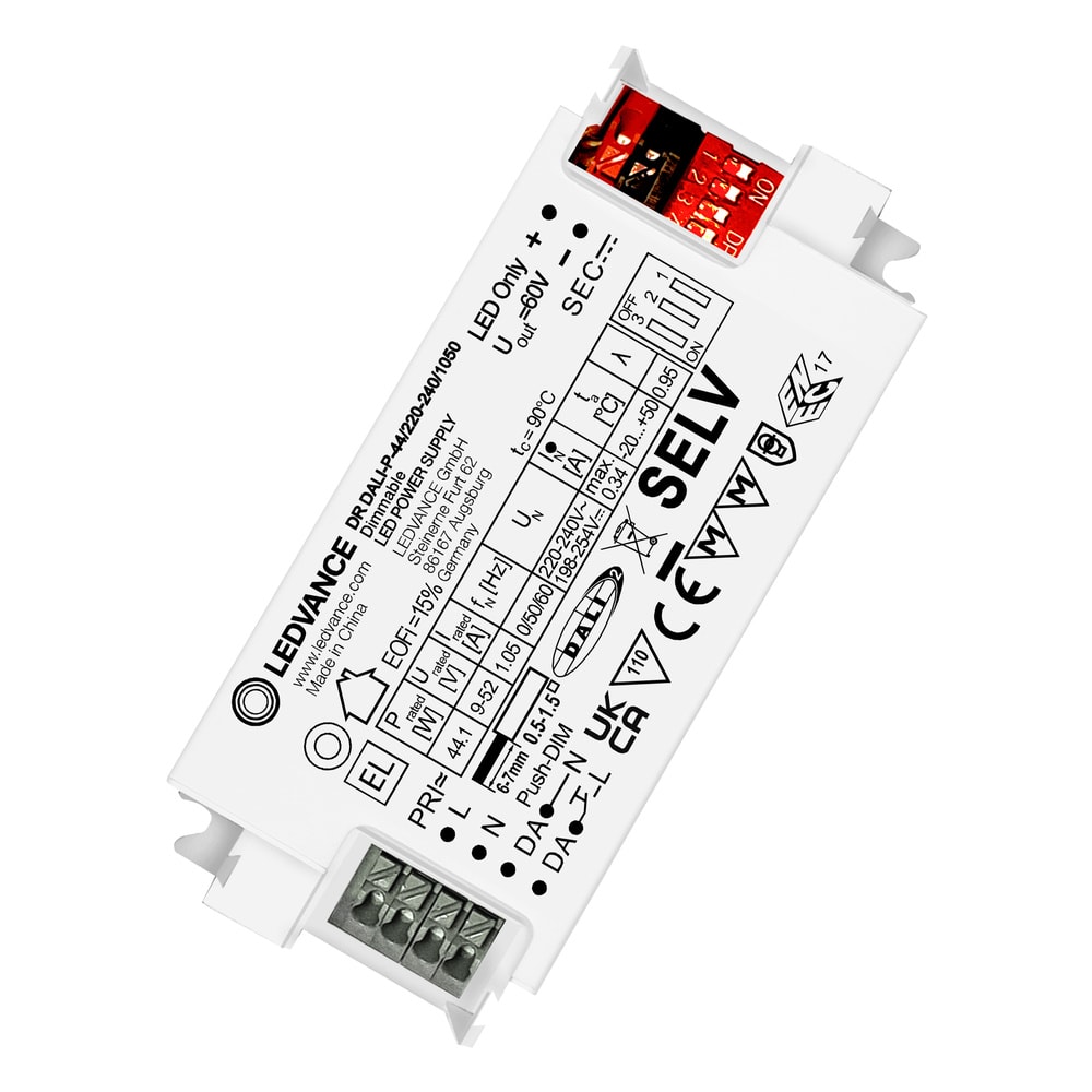 LEDVANCE - LDVDRPFMDA441050G2 LED DRIVER DALI PERFORMANCE G2 -44/220-240/1050