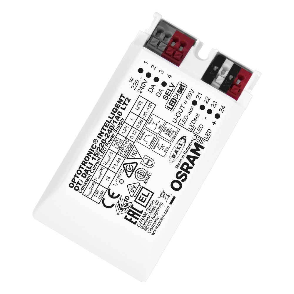 LEDVANCE - LDVOTIDA151A0LT2G2 OPTOTRONIC® Intelligent – DALI LT2 15/220…240/1A0 LT2