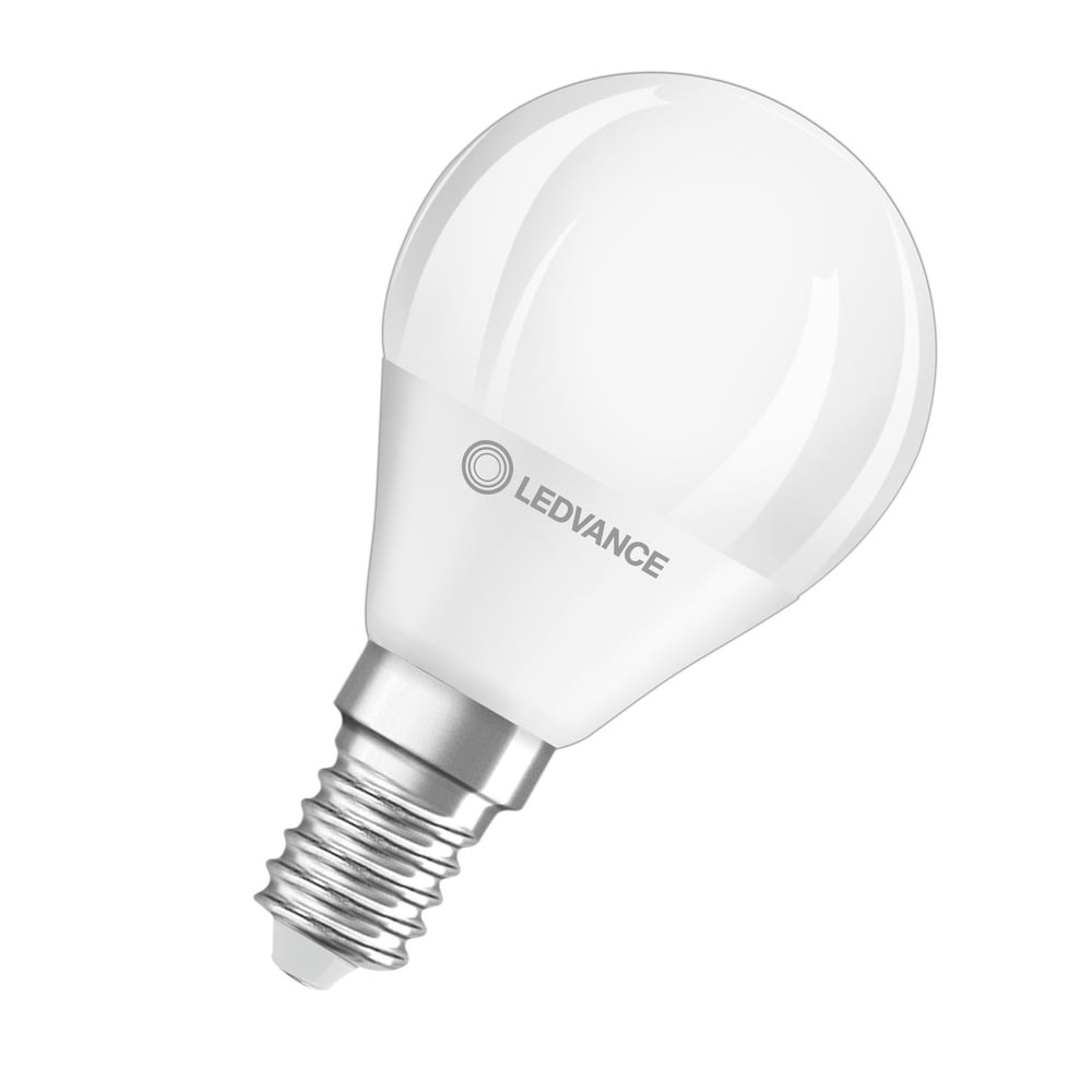 LEDVANCE - LDVPCP40D827SE1H1 LED CLP40 DIM 4.9W 827 FR E14 P LEDV