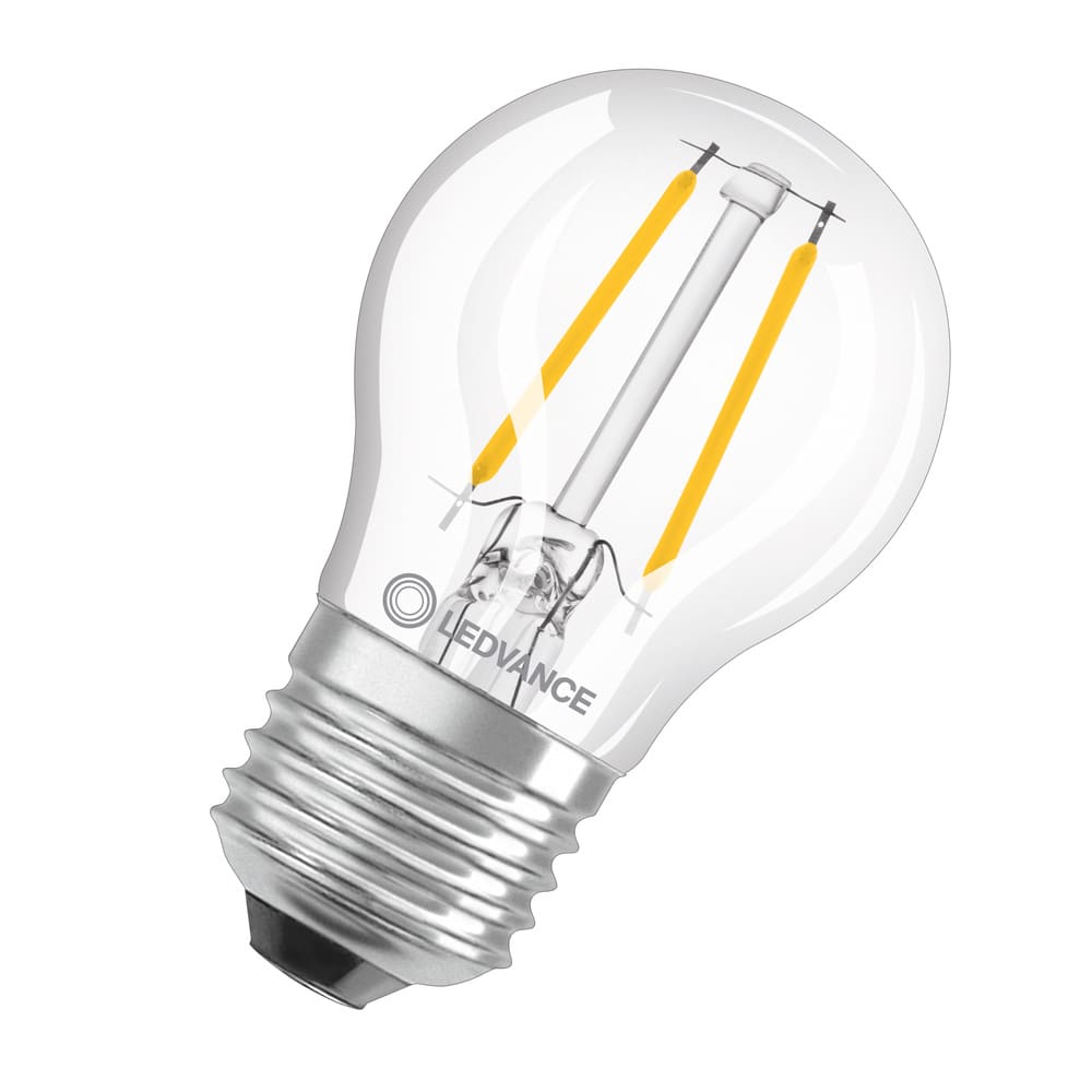 LEDVANCE - LDVPCP25827C1 LED CLP25 2.5W 827 FILCL E27 P LEDV