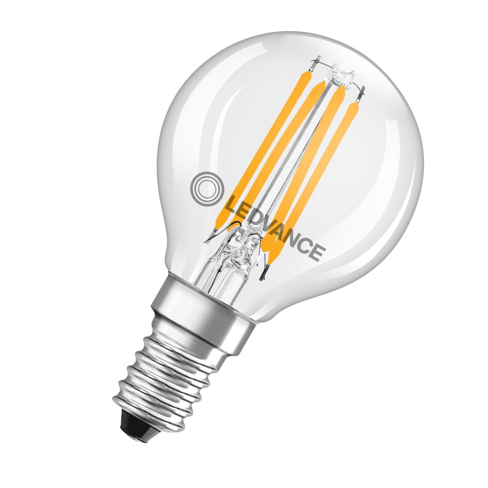 LEDVANCE - LDVPCP40827CE11 LED CLP40 4W 827 FILCL E14 P LEDV
