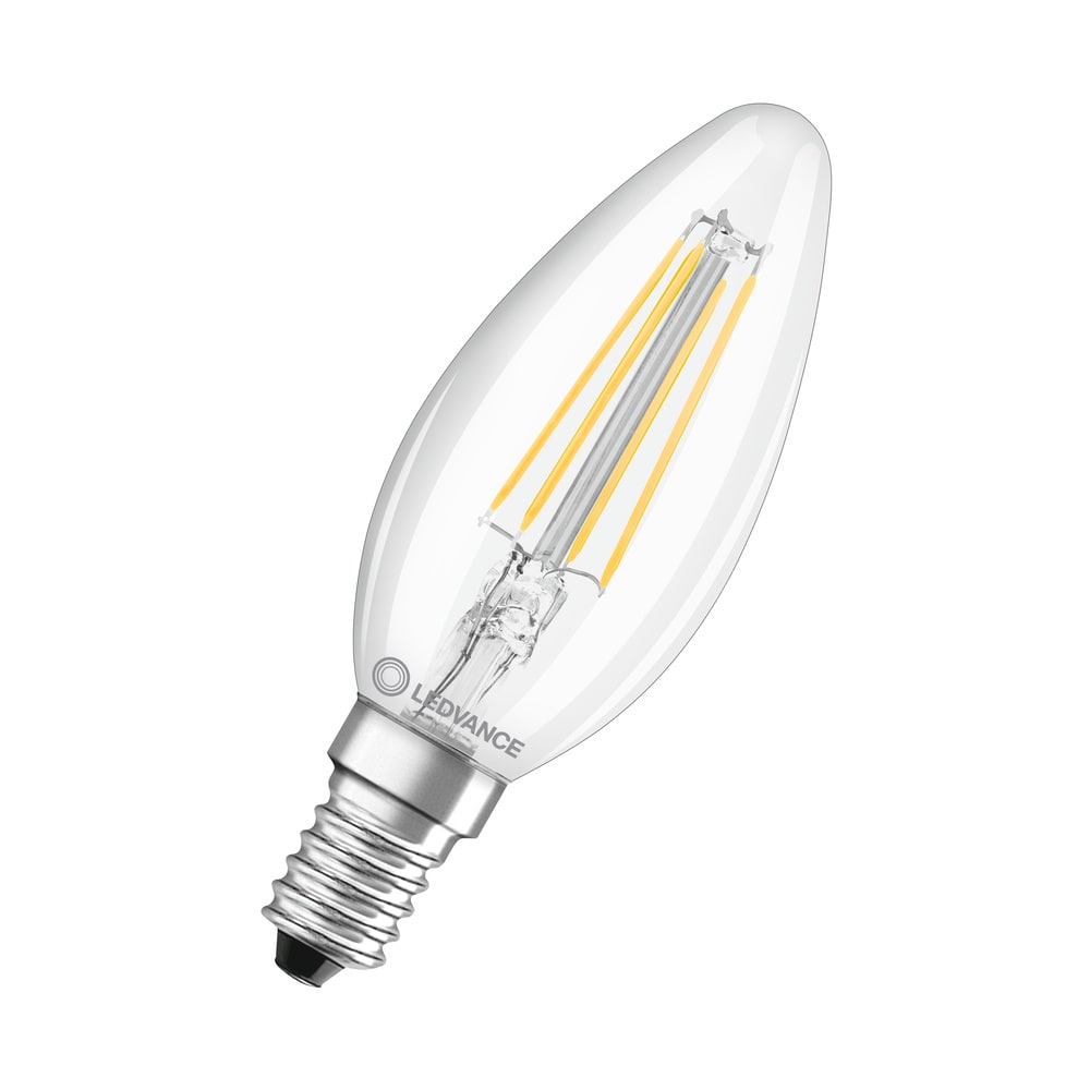LEDVANCE - LDVPCB40D827CE11 LED CLB40DIM 4.8W 827 FILCL E14 P LEDV