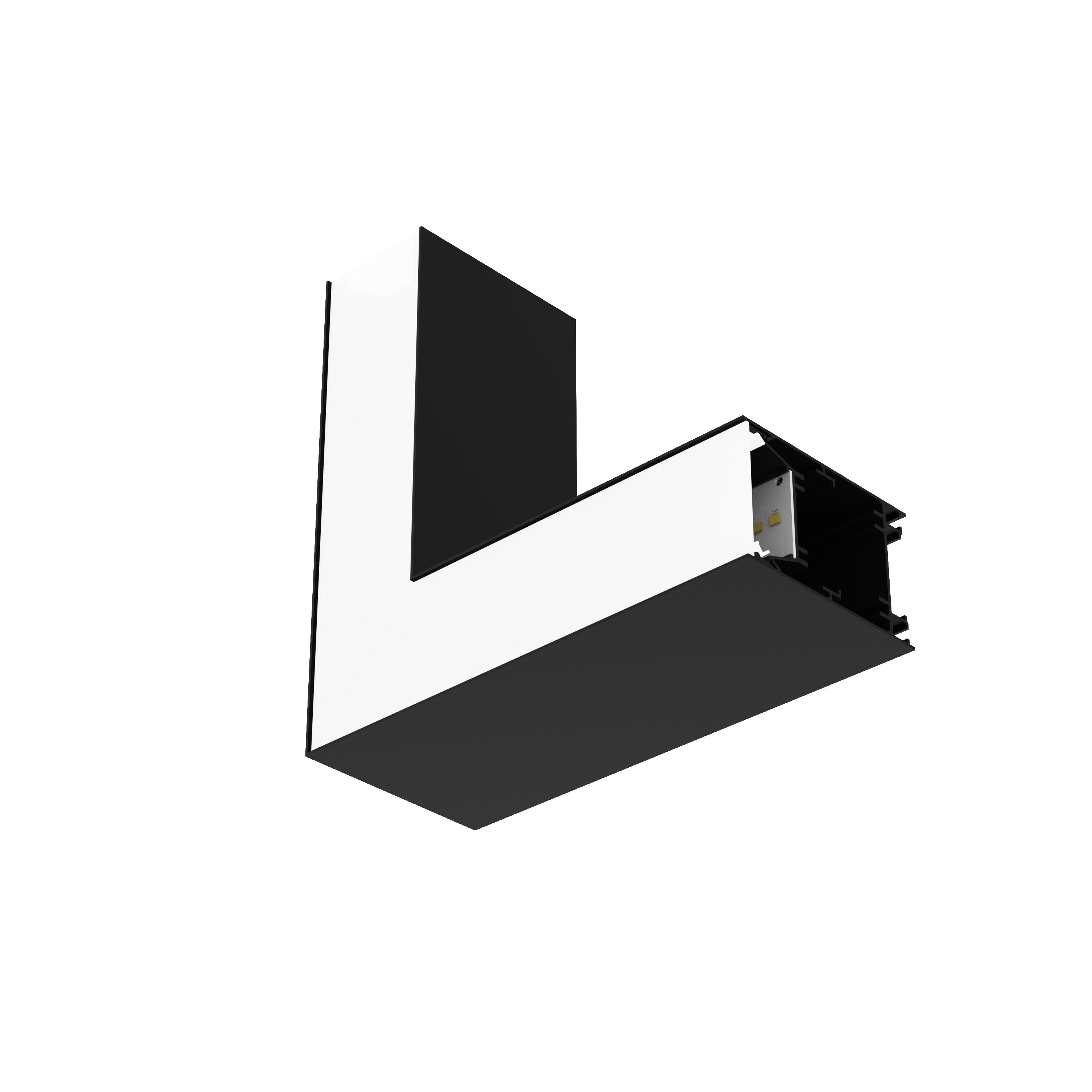 LEDVANCE - LDVOFLINSFCONOPLB OFFICE LINEAR SF V L-CON OPAL BK LEDV