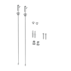 LEDVANCE - LDVOFLINSFSUSPKIT OFFICE LINEAR ACCESSORIES SUSPENSION KIT