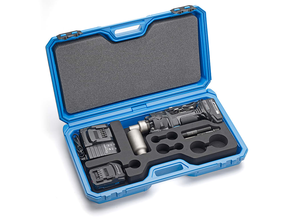 CEMBRE SPA - CEMB-FL750ND UTENSILE OLEODINAMICO A BATTERIA FORALAMIERE, BI-LINEAR, ADATTO ALLA FORATURA DI LAMIERE FINO A 3,5 MM DI SPESSORE