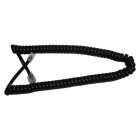 MELCHIONI SPA - MEM492821556 CAVETTO TELEFONICO ESTENSIBILE NERO 2 MT