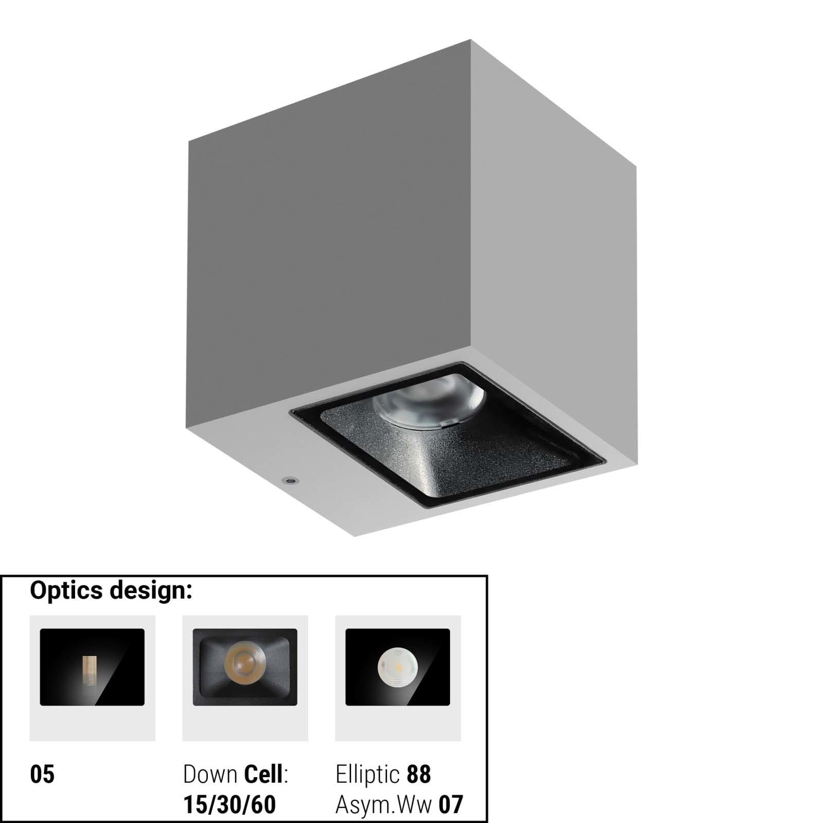 LINEA LIGHT (ILED) - ILD76323W05 CUBIT 1 1L MONO 11WAC ON/OFF GG