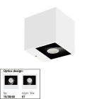 LINEA LIGHT (ILED) - ILD77490W30 CUBIT 48 2L BI-EM 15,5WAC ON/OFF BG