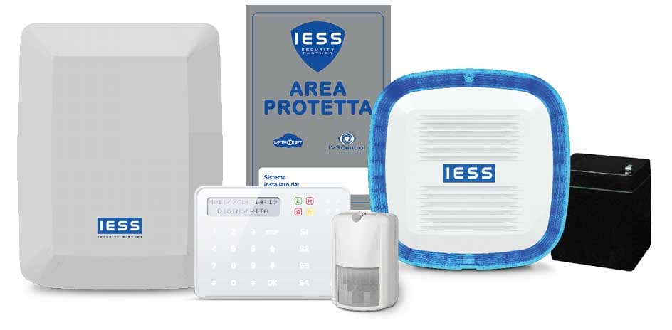 IESS SRL - EAAKIT3404Q KIT F24 + SIRENA ESTERNA QUEEN