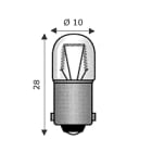 WIMEX - WIM4101116 BA9S 10X28 6,3V 1W