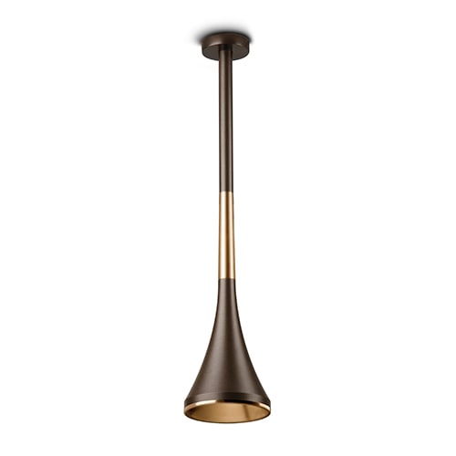SIMES SPA - SMVS.8035H.20 BELL SOFFITTO +LED 927 TF BRO
