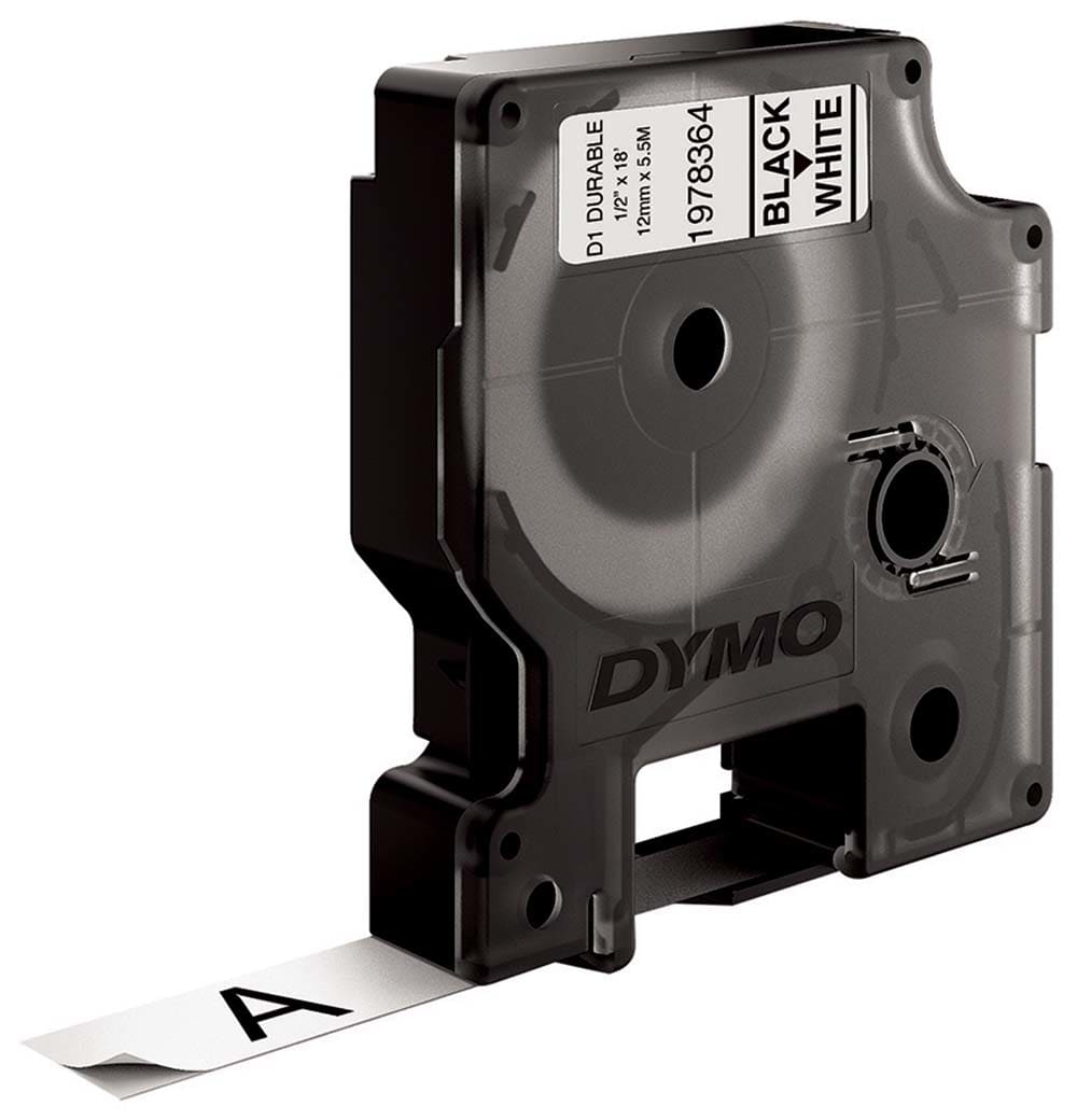 ELCART DISTRIBUTION - ERT070821500 NASTRO D1 DURABLE 12MMX3M BI/NERO